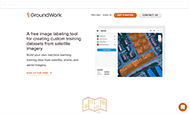 Screenshot of GroundWork homepage.