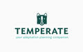 Full color Temperate logo and tagline.