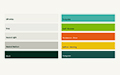 The Temperate color palette and custom names.